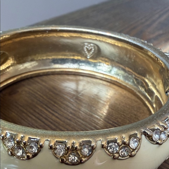 Stella & Dot Gold and Cream Bracelet with Sparkling Accents - Picture 3 of 3